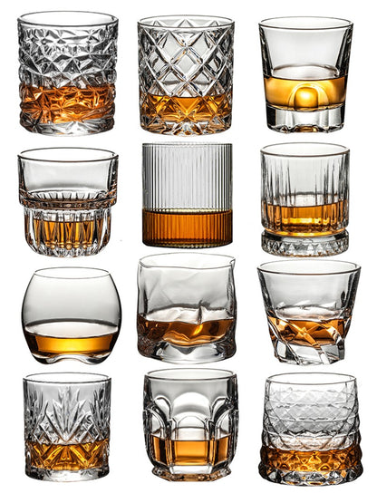 Copos de uísque, Copos de uísque escocês, Copos de uísque estilo "Old Fashioned"/ Presente perfeito para amantes de uísque escocês/ Vidraria elegante para bourbon/rum