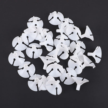 10/20Pcs Multipurpose Plastic Balloon Sticks With Cup White Balloon Holder Birthday Wedding Party Decorations Celebration Supply