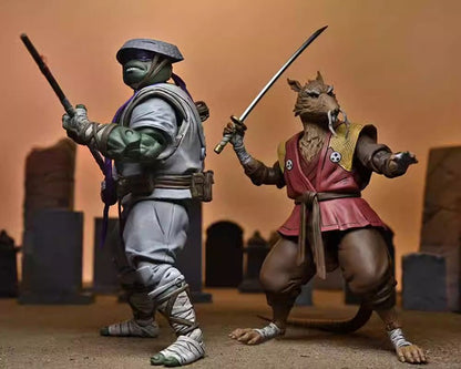 Original NECA 54351 The Last Ronin Figura de Ação Ultimate Splinter Colecionável de 7 polegadas