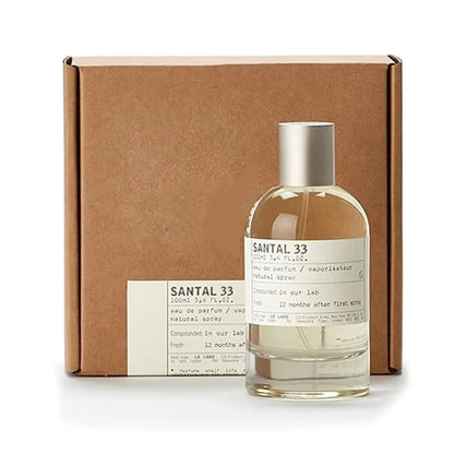 100 ml No.33 Perfume - Eau De Parfum Inspired By Santal 33 Long-Lasting Men's & Women's Cologne 3.4 OZ Best Gifts