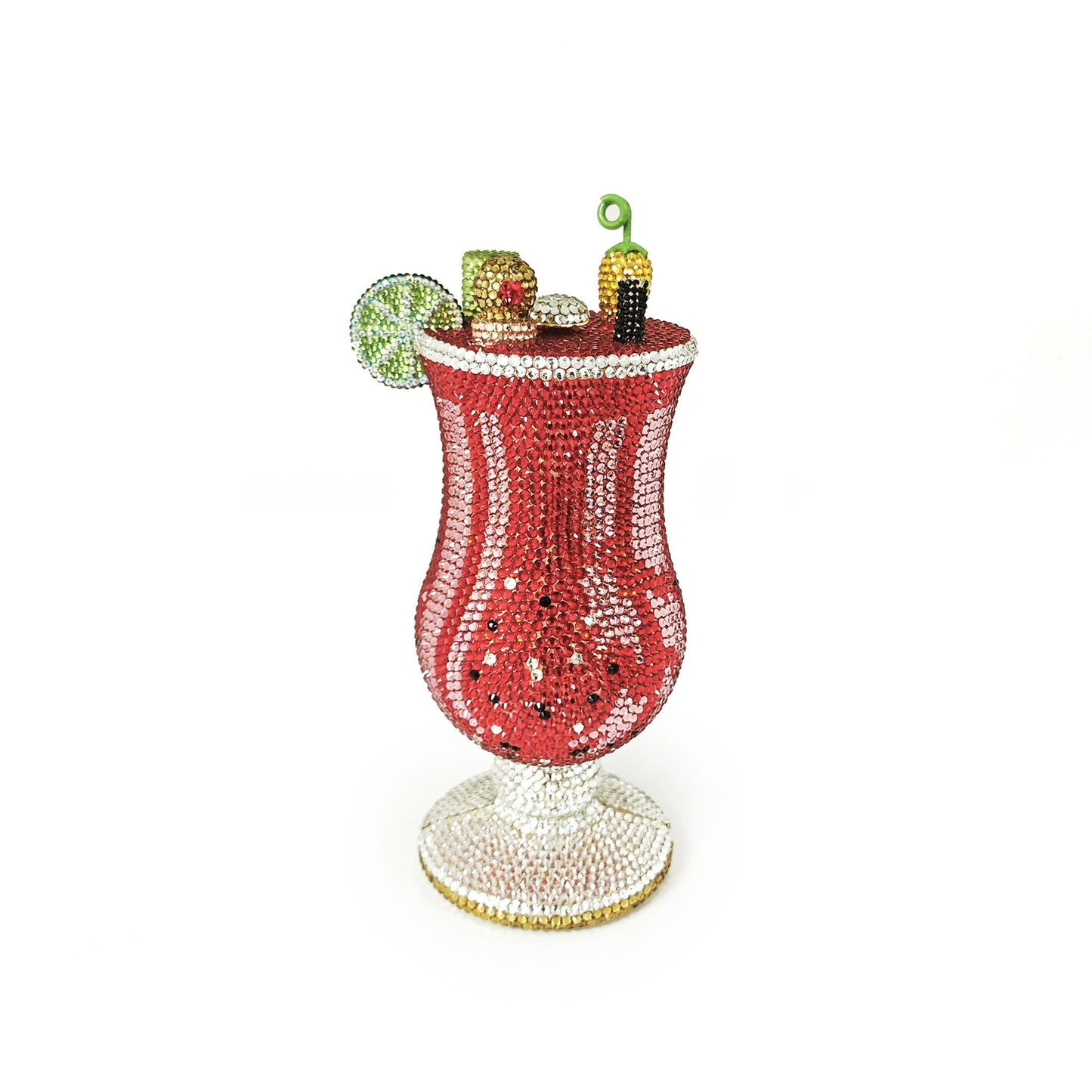 XIYUAN Martini Purse Women Crystal Evening Bags Luxury Designer Diamonds Cup Clutches Wedding Bridal Handbag Lady Rhinestone Bag