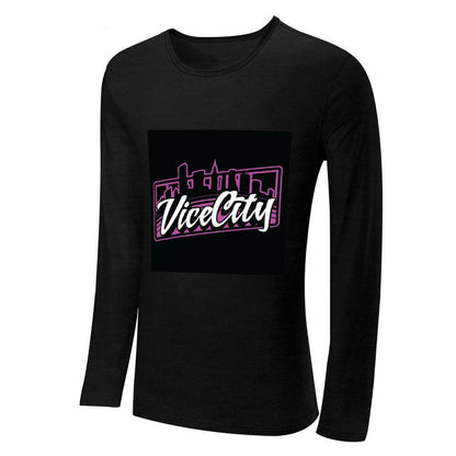 Vice City - Black GTA Edition Long T-Shirt sweat shirt oversized t shirts Men's t-shirt