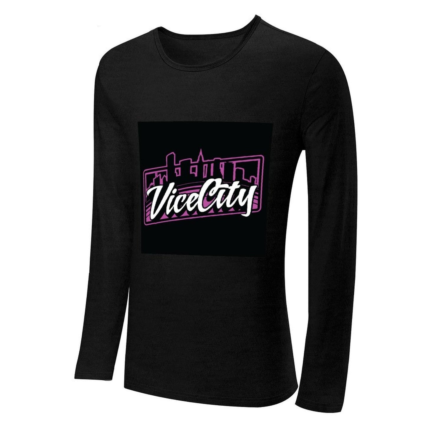 Vice City - Black GTA Edition Long T-Shirt sweat shirt oversized t shirts Men's t-shirt
