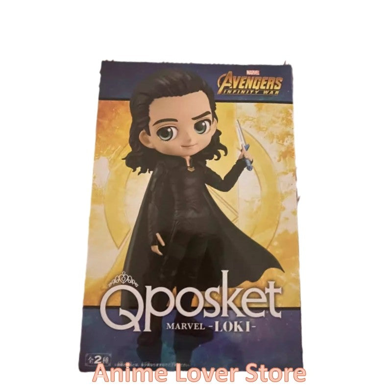 Em estoque Bandai Original Banpresto MARVEL Qposket Loki VO.1 VO.2 VO.3 Bonecos de Anime Brinquedos para Presente Infantil Modelo Colecionável