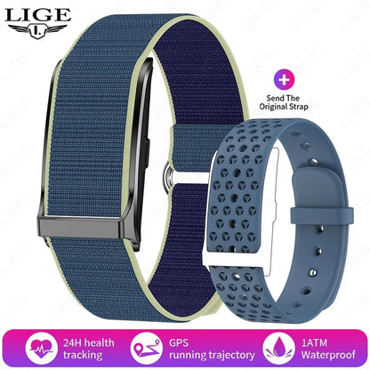 LIGE 2025 Smart Band Watch Heart Rate Health Monitoring Pedometer Sport Fitness Tracker Electronic Bracelet Men Smartwatch Women