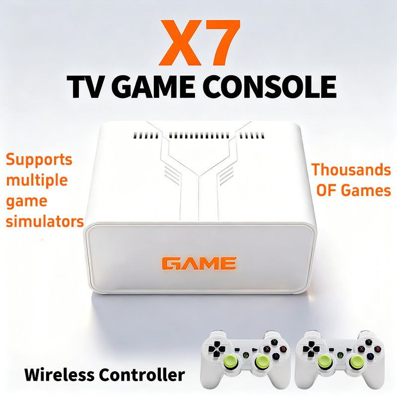 2026 New Coopreme Y7 X7 128G  Linux System 4K Video Game Console TV Box Wireless Controller Retro Game 10000+ Support PSP
