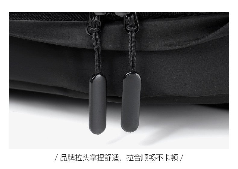 Mochila de negócios masculina de novo estilo, nylon, cor sólida, grande capacidade, mochila escolar para estudantes, mochila de viagem em promoção