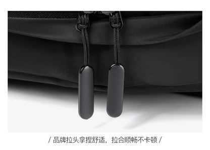 Mochila de negócios masculina de novo estilo, nylon, cor sólida, grande capacidade, mochila escolar para estudantes, mochila de viagem em promoção