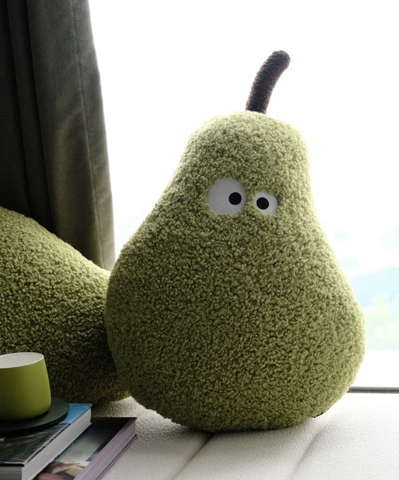 Big Duck Pear Pillow, Sofa Cushion, Girl Bedroom, Bed, Cute Plush Doll, Christmas Birthday Gift