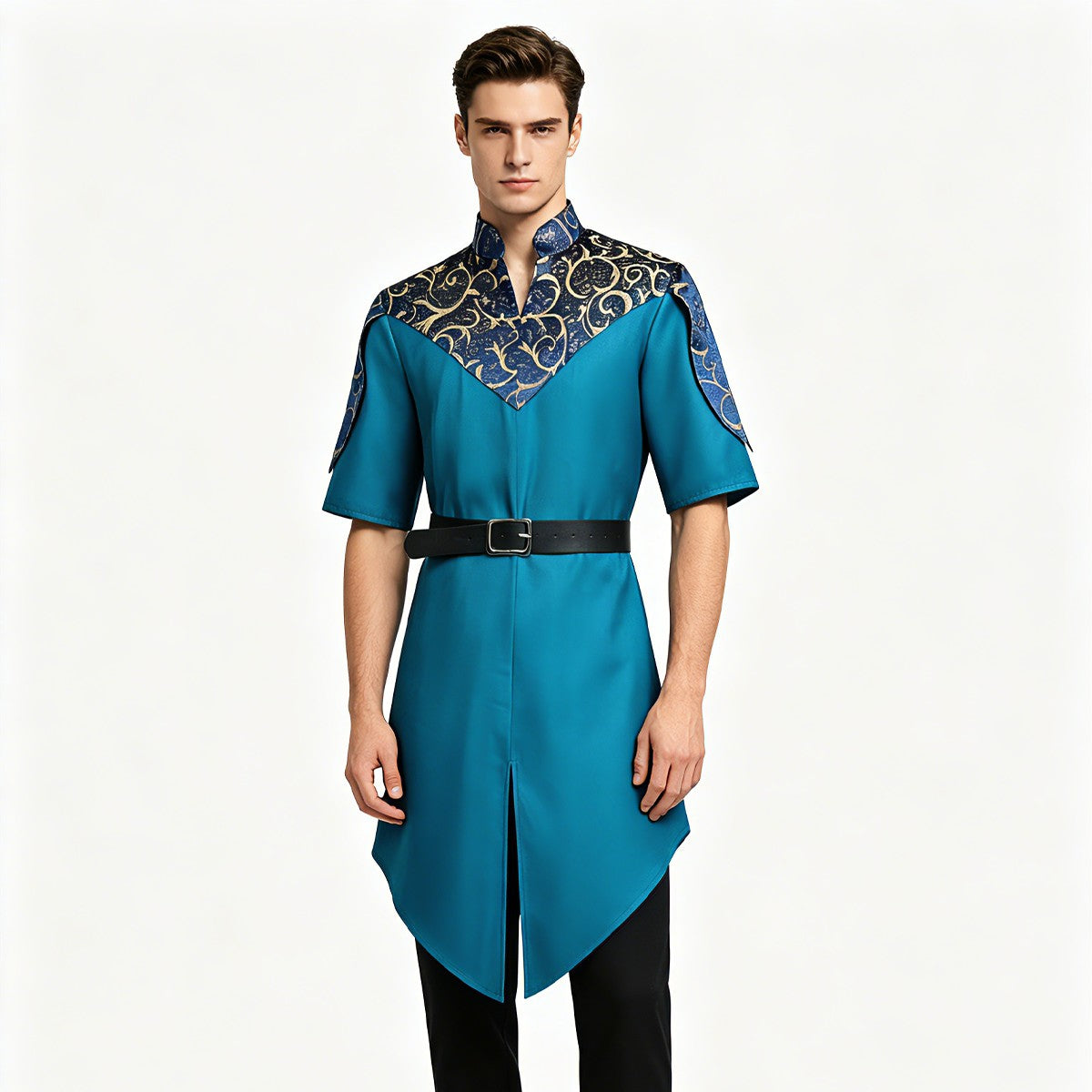 Vintage Jungle Combat Outfit Medieval Elf Archer Cosplay Costume Halloween Performance Wear