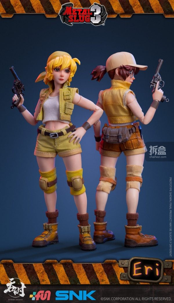TUNSHI STUDIO Original Metal Slug Series Boneca de Pano de 6 polegadas Leona Clara Ralph Action Figura de Mobilidade Articulada Modelo de Brinquedos Presentes