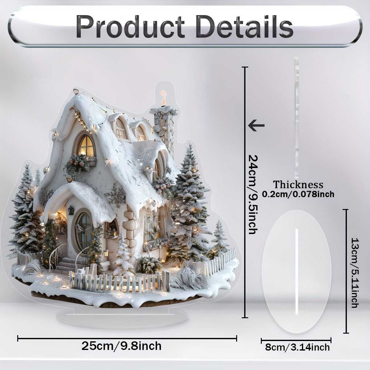 1 PCS of festival decoration, Christmas style, multi-functional desktop decoration for home,office andbedroom, unique gift idea