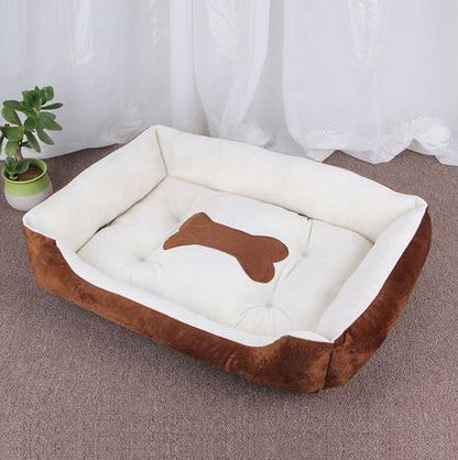 Cama de cachorro de casa de estimação grande, tapete de gato, pelúcia longa, sono profundo, macia e quente, almofada para cães pequenos, camas calmas para filhotes de Chihuahua