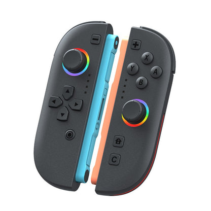 For Switch2 Wired Wireless Joy Cons Controller With RGB Light Dual Vibration Joystick For Switch/OLED/Switch2 Bluetooth Gamepad