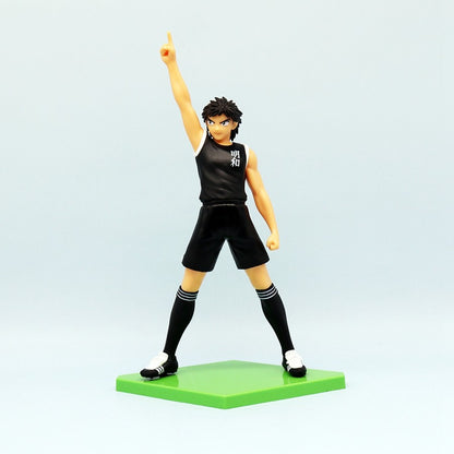 18cm Capitão Tsubasa Anime Boneco Ozora Tsubasa Figuras de Ação Hyuuga Kojirou/Wakabayashi Genzou Coleção de Estatuetas Brinquedos de Modelo