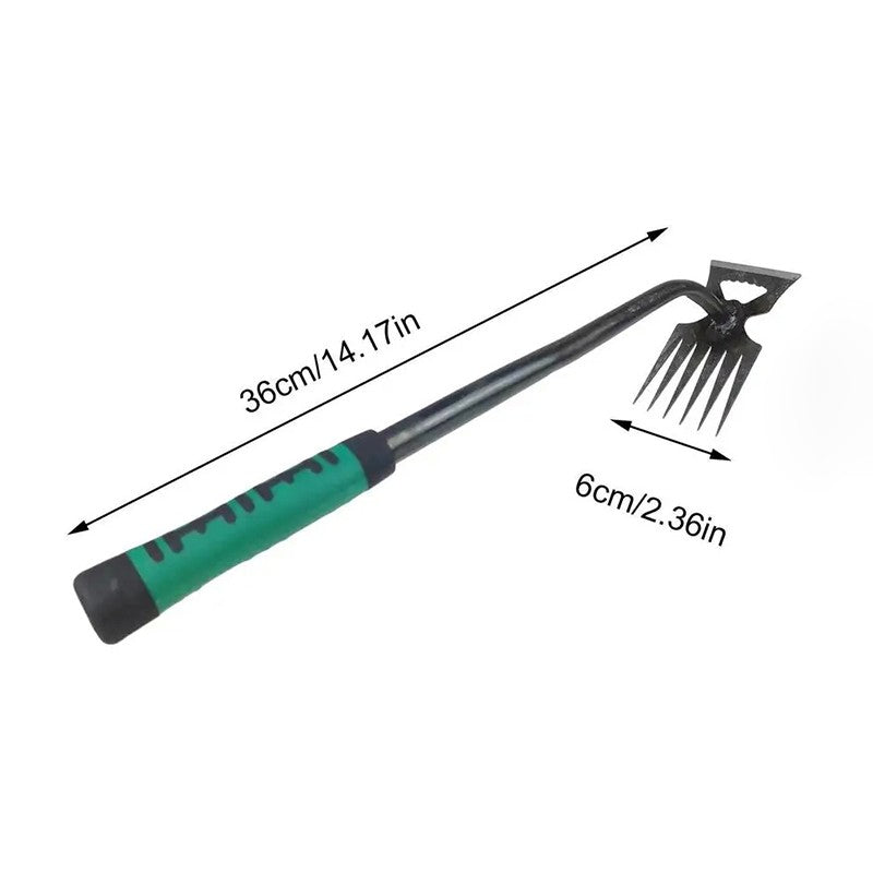 Garden Weeder Tools Planting Shovel Manual Grass Rake Loosening Soil Plowing Rooting Remove Digging Agricultural Hand Tools