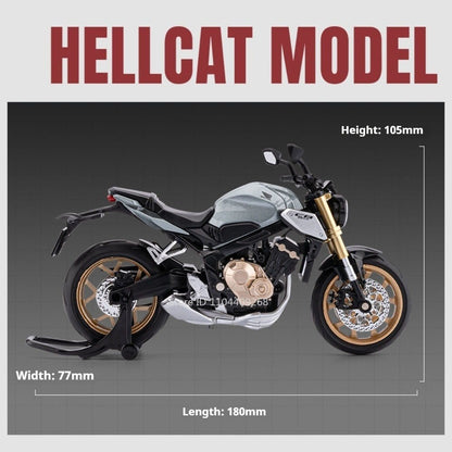 Escala 1:12 Honda CB650 HP4 Moto Modelo de Brinquedo Liga Fundida por Pressão Amortecedor Modelos de Moto de Corrida em Miniatura para Presentes Infantis