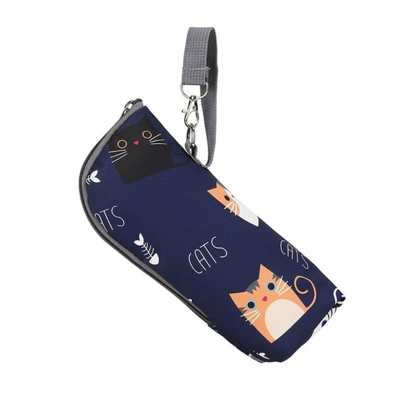 Baby Milk Bottle Insulation Bag Printed Travel Carry Case Portable Feeding Bottle Thermal Handbag Strollers Hanging Bag