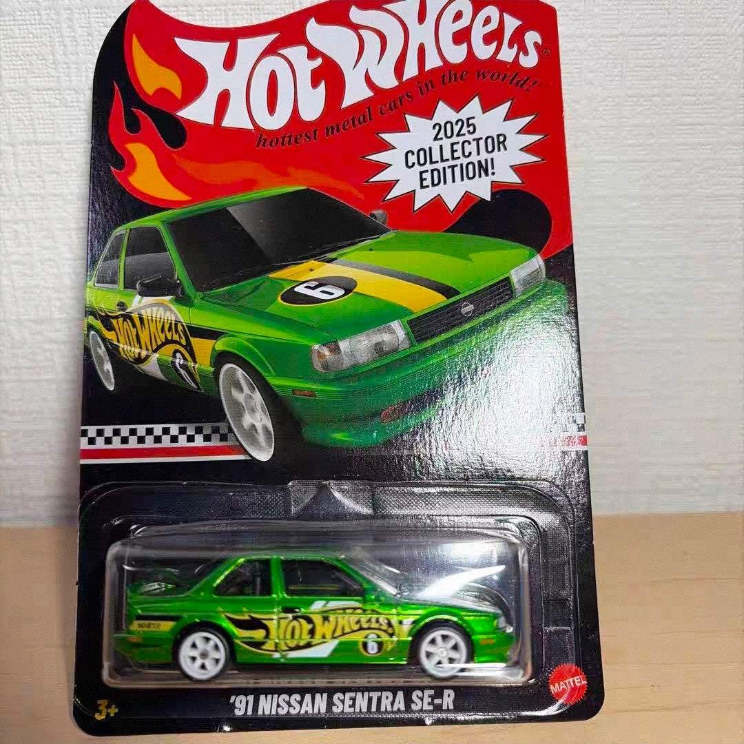 Hot Wheels Original 2025 Coleção de Colecionador Carro Modelo 1/64 91 NISSAN SENTRA SE-R Porsche MERCEDES-BENZ UNIMOG Modelos em Liga Presentes