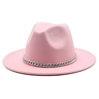 Big Size 59-61CM Fedoras Hats for Women Winter Fashion Formal Wedding Decorate Jazz Hats Men Panama Church Hat Chapeau Femme