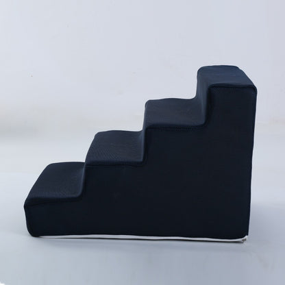 Escada para Cães 3 Degraus, Escada para Cachorro Pequeno, Gato, Filhote, Ramap para Cães, Antiderrapante, Removível