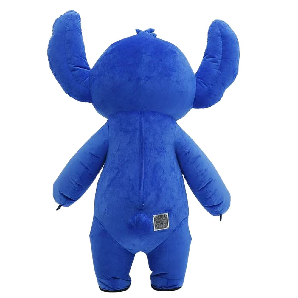 Inflatable Colored Eyeless Monster Costume Mascot Parade Adult Character Cosplay Halloween Wedding Party Event Plush Set