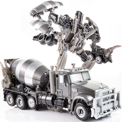 DD02 Anime Transformation Toys AOYI 8 EM 1 Boneco Articulado Maneiro Modelo Scrapper G1 KO SS60 Devastator Engenharia Carro Robô Menino