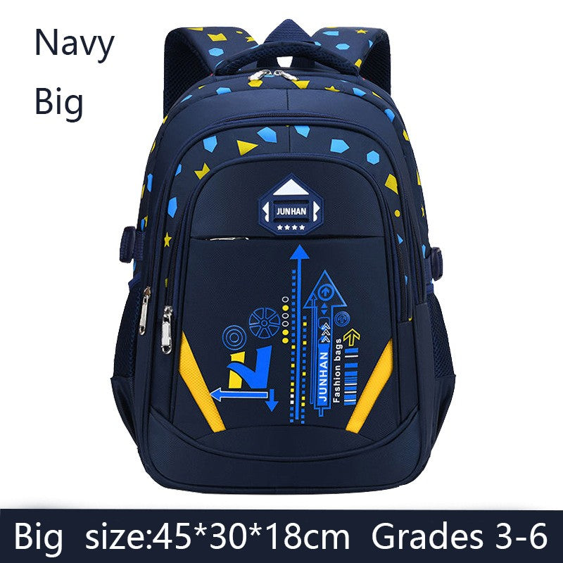 Bolsa de Ombro Infantil Padrão Geométrico Mochila Infantil para Escola Primária Mochila para Adolescentes Meninos Meninas Bolsa Escolar Impermeável Mochila