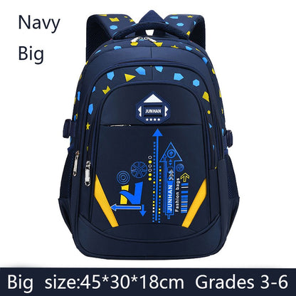 Bolsa de Ombro Infantil Padrão Geométrico Mochila Infantil para Escola Primária Mochila para Adolescentes Meninos Meninas Bolsa Escolar Impermeável Mochila