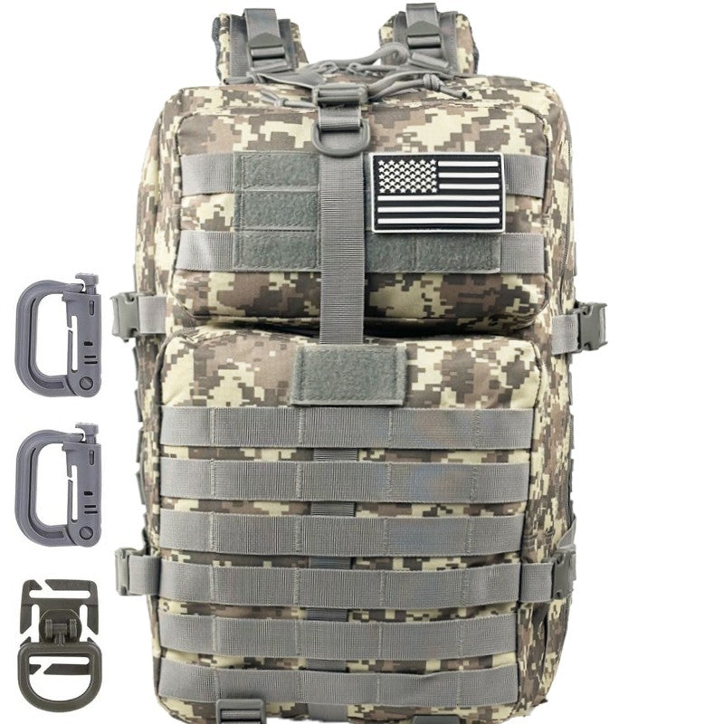 50L/30L Backpack  Military Assault Pack For Men, 3 Day Bug Out Bag Molle DaypackFor Camping Outdoor Sport Rucksack Backpacks