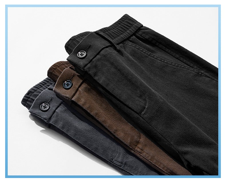 Mens Lyocell Straight Loose Elastic Waist Jeans 2025 Autumn Winter Fashion Brand Comfortable Versatile Pants Plus Size 5XL