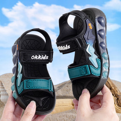 New Summer Children's Soft Soled Sandals Anti Slip Breathable For Boys And Girls Water Wading Baby Beach Sandals