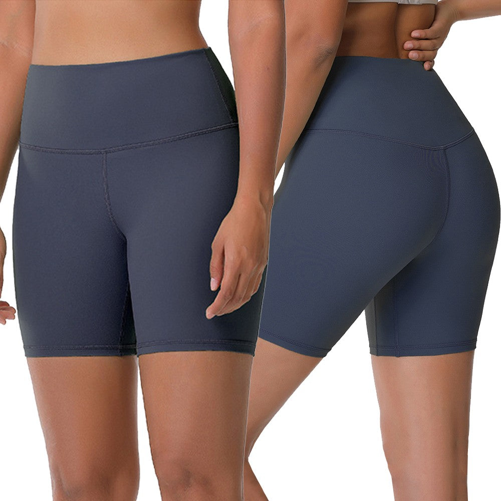 Sports Shorts Women High Waist Workout gym wear Fitness Yoga Shorts running Gym Leggings Cross Waist Slim Yoga Pants