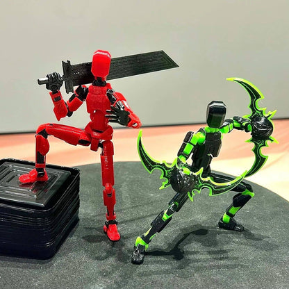 Titan 13 Boneco de Ação Multiarticulado Articulações Móveis Modelos de Personagens para Montar Impressão 3D Descompressão Boneco DIY