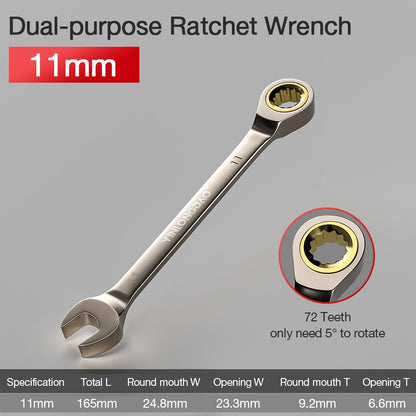Chave Catraca Universal 72 Dentes Anel de Engrenagem Torquímetros Chaves Catraca Métrica Ferramentas Mecânicas para Reparo Automotivo