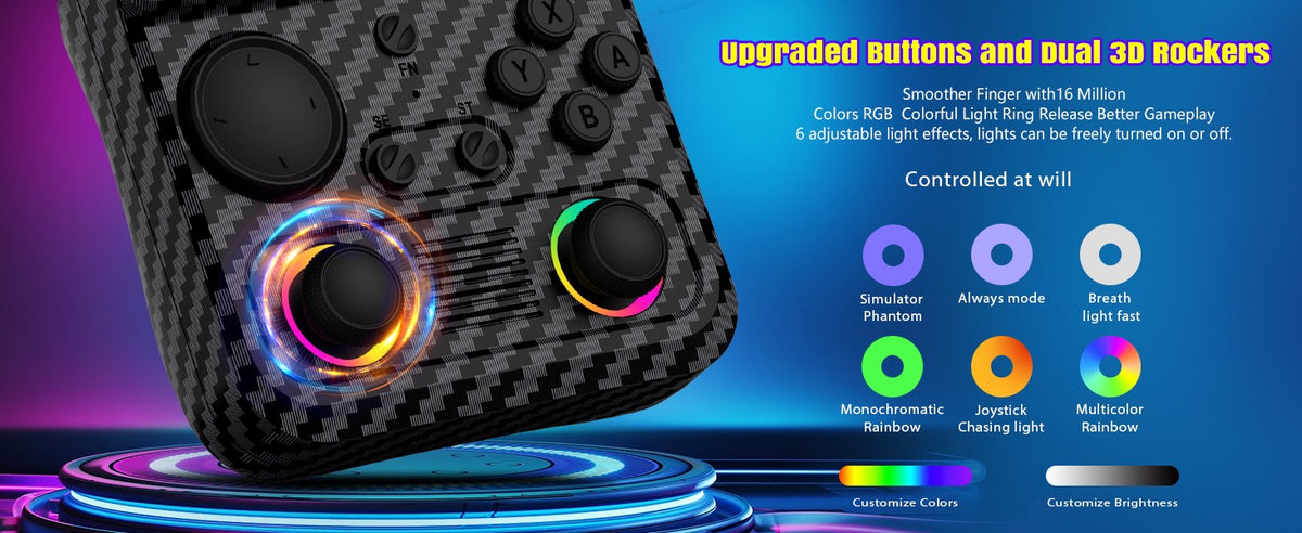 AISLPC RG45 Retro Handheld Game Console 4.0'' IPS Screen 64/128GB Supports 5G Portable Pocket Video Player