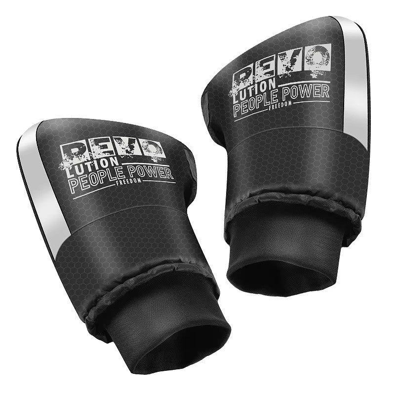 1 Par de Luvas de Inverno Aquecedor de Punho para Motocicleta, Protetoras, para Moto e Scooter, Quentes, Grossas, à Prova de Chuva para Guidão