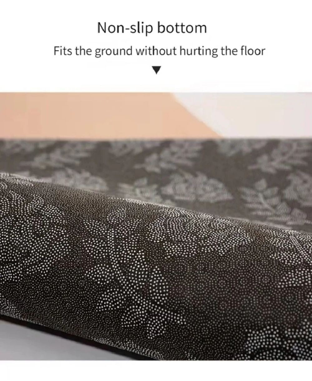 VIAMA Christmas Faux Cashmere Rug - Unique Shape Soft Non-Slip Bathroom Mat for Bedroom & Holiday Home Decor