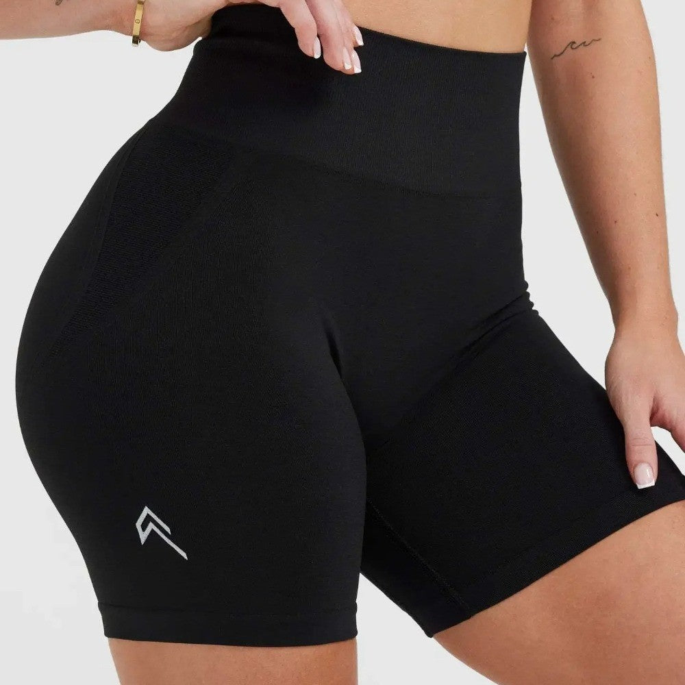 Oner Active Effortless Wome Seamless Shorts Yoga Shorts Silicone Printed Sport Shorts Low Ribbed Band Scrunch Butt Shorts