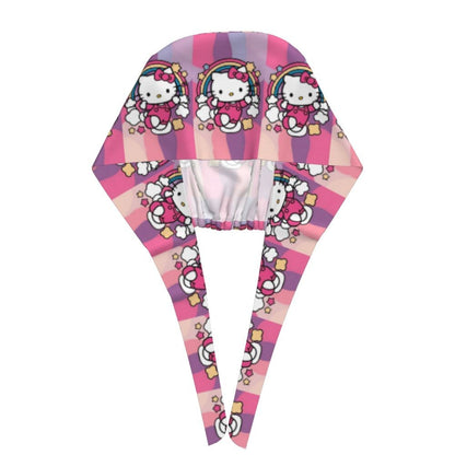 Custom Hello Kitty Medical Staff Scrubs Hat Women Men Cartoon Chara For Chef Hat Scrub Caps