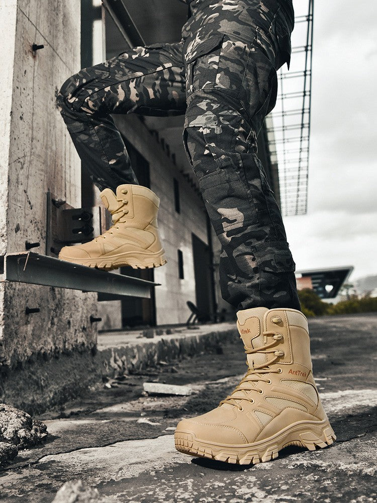 Botas de Caminhada Masculinas de Cano Alto, Casuais, Confortáveis e Quentes