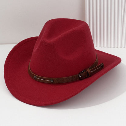 Wool Fedora Hat For Women Men Winter Autumn Fashion Church Jazz Hats Viking British Flat Brim Felt Hat Outdoor Casual Fedoras