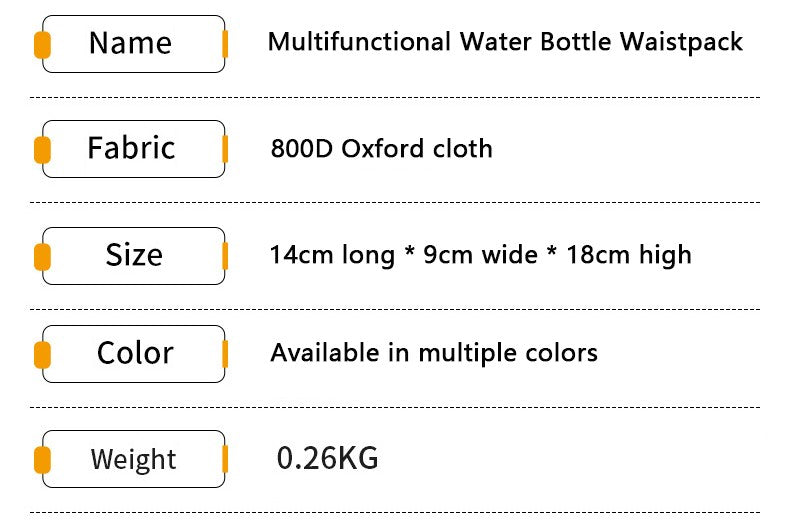 Outdoor Waist Bag Men Tactical Water Bottle Waterproof Bags Camouflage Hunting Hiking Climbing Bag Nylon Mobile Phone Belt Pack