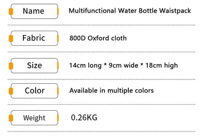 Outdoor Waist Bag Men Tactical Water Bottle Waterproof Bags Camouflage Hunting Hiking Climbing Bag Nylon Mobile Phone Belt Pack