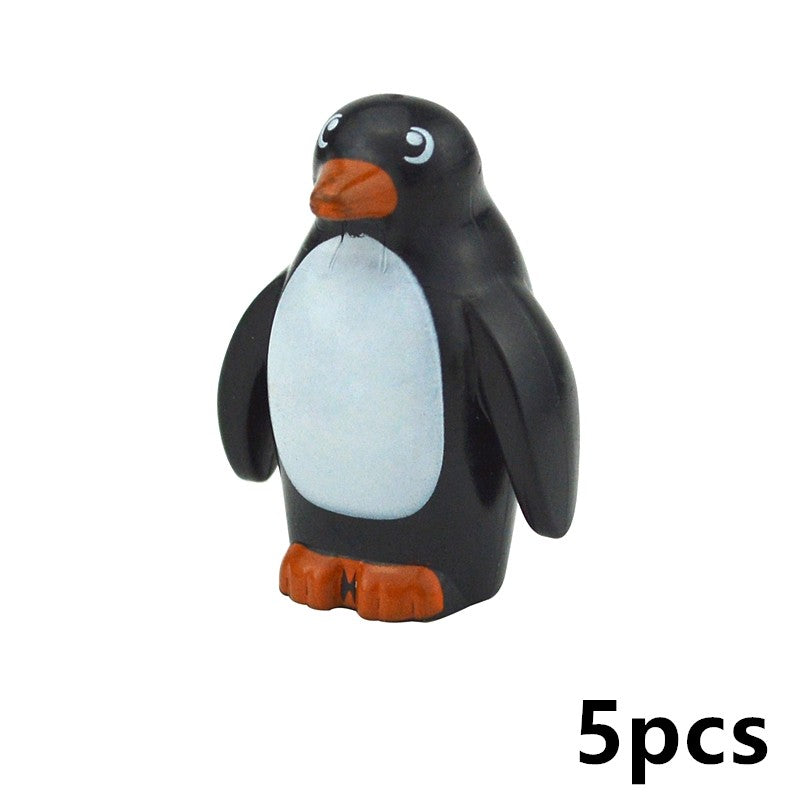 Creative DIY Model cute little Animal MOC Brick Building Blocks Pet Zoo Dog Duck Tortoise Penguin Cat Pig Bird Rabbit Toys