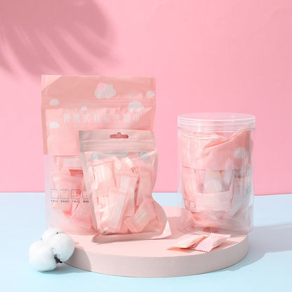 Bathroom Compressed Towel Disposable Capsules Towels Magic Face Care Tablet Non Woven Travel Portable Cloth Wipes Paper Tissue