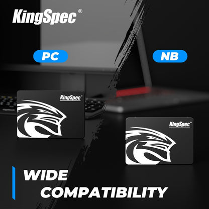 KingSpec SSD SATA 2.5" 128GB 256GB 512GB 1TB NGFF SATA 3.0 Unidade de Estado Sólido Interna para Desktop Notebook