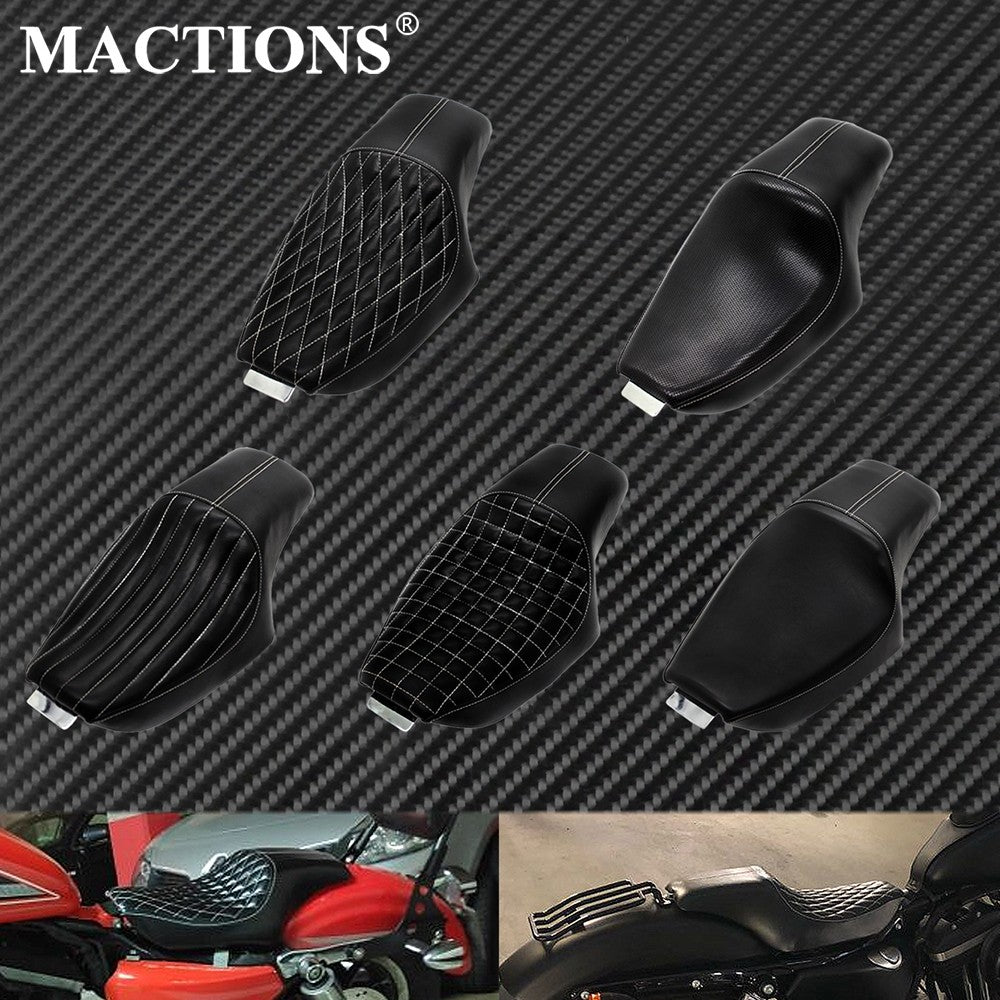 Assento de Couro Sintético (PU) de Motocicleta para Piloto e Garupa Dianteiro Traseiro para Harley Sportster XL Iron 883 1200 48 Forty-Eight 2004-2015 16