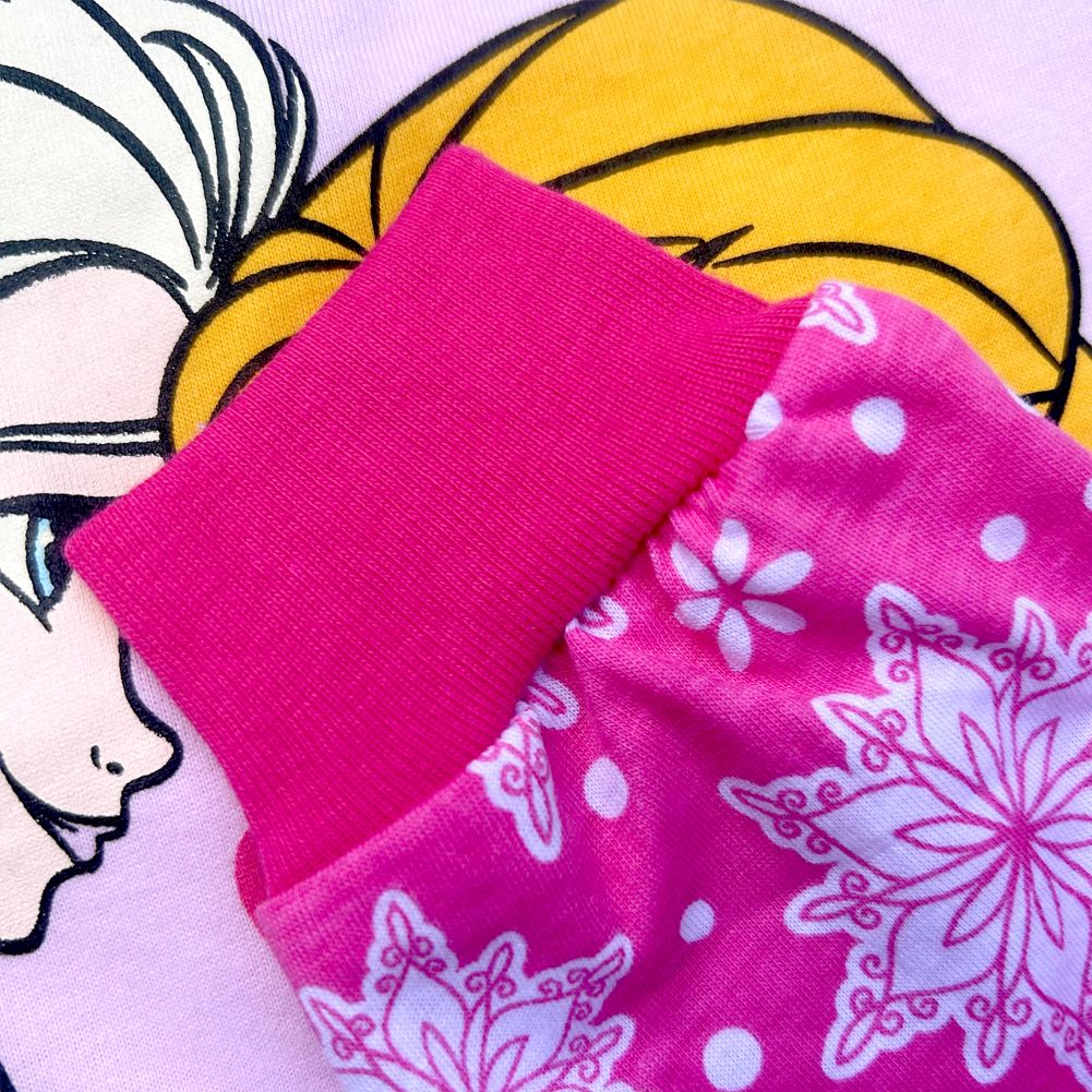 New Spring Autumn Children's Clothing Sets girl Sleepwear Clothes Kids Pajamas Set Baby Girls Cotton Anna Elsa Cartoon Pyjamas