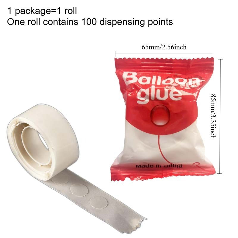 Balloon Mounting Tape Adhesive Dots Clear Sticky Stickers for Ceiling Wall Decoration Easy Peel Off for Reuse in Parties